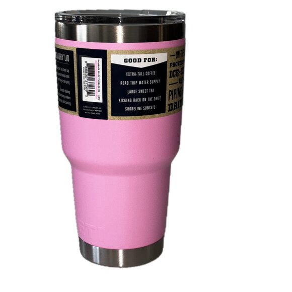 YETI RAMBLER® 30oz  Vacuum Insulated Cup Tumbler Magslider Lid Pink NWT - Picture 2 of 10